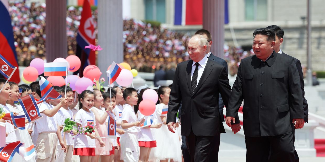 Дружественный государственный визит президента Владимира Путина в КНДР