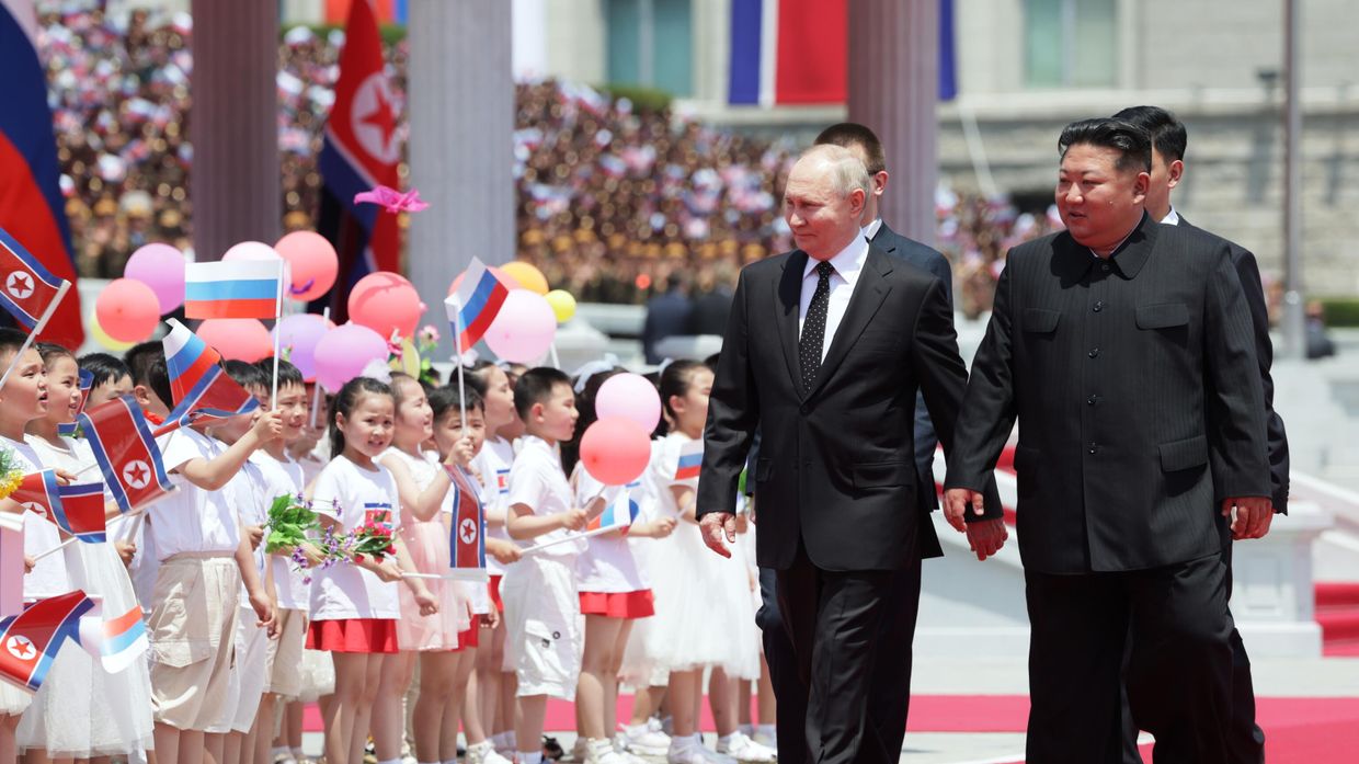 Дружественный государственный визит президента Владимира Путина в КНДР