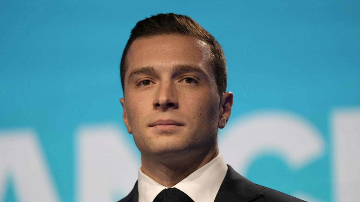 Джордан Барделла, лидер партии Национальное объединение , Франция