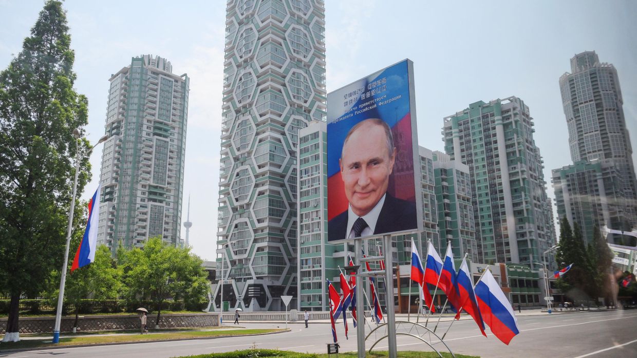 Пхеньян перед визитом президента РФ Владимира Путина 