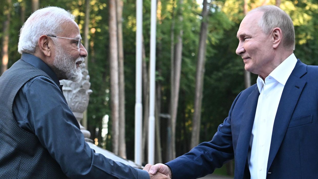 Встреча президента Владимира Путина с премьер-министром Индии Нарендрой Моди