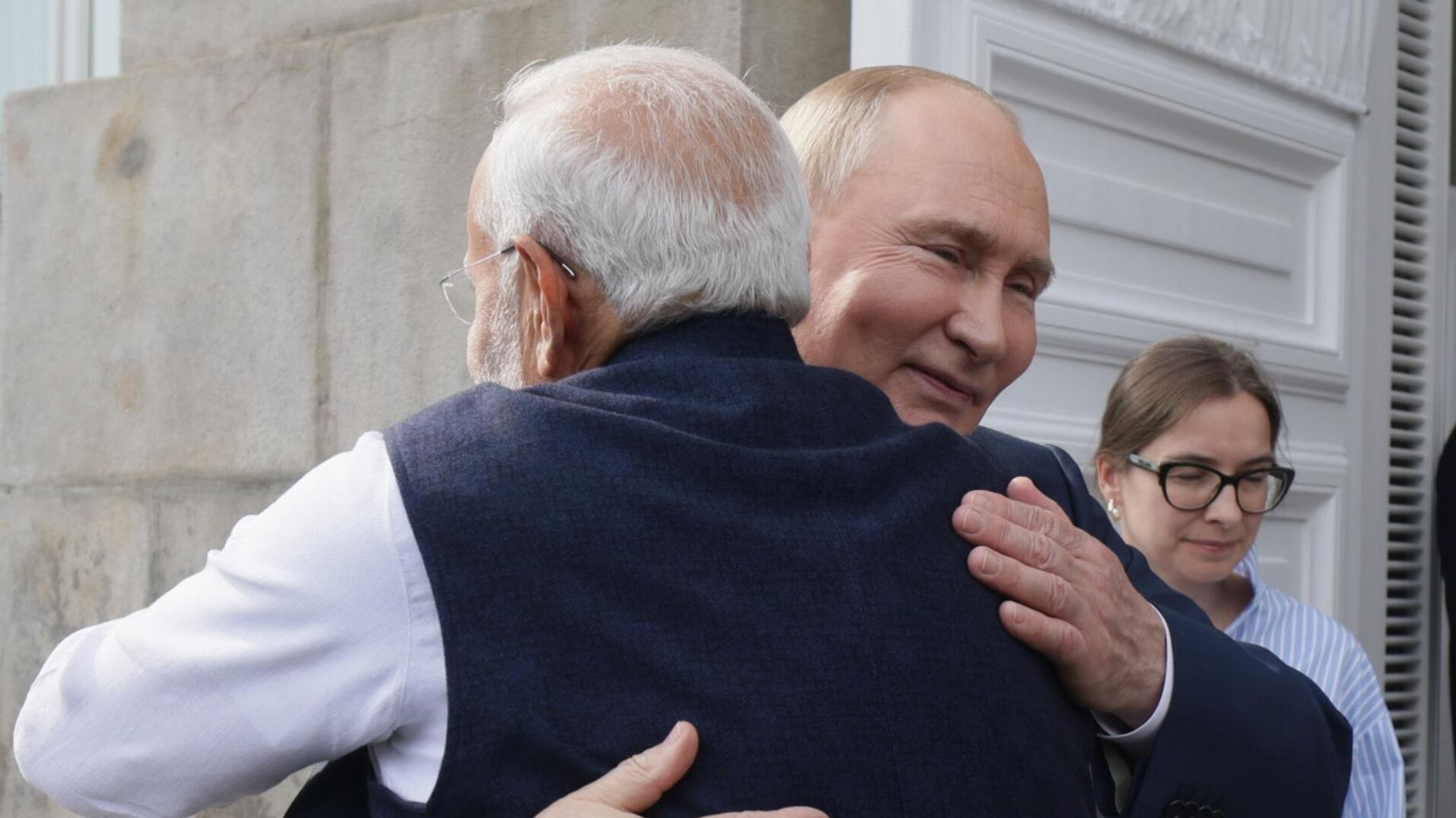 9 июля 2024. Президент РФ Владимир Путин и премьер-министр Индии Нарендра Моди  - ИноСМИ, 1920, 25.07.2024