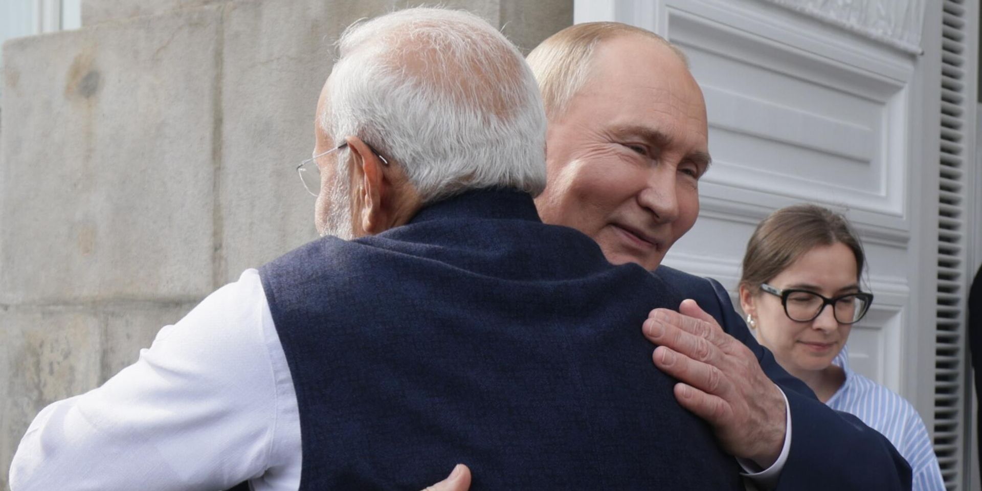 9 июля 2024. Президент РФ Владимир Путин и премьер-министр Индии Нарендра Моди  - ИноСМИ, 1920, 25.07.2024