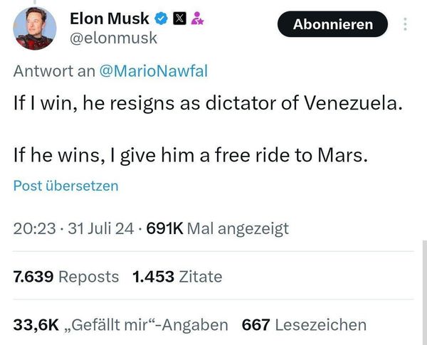 твит Маска