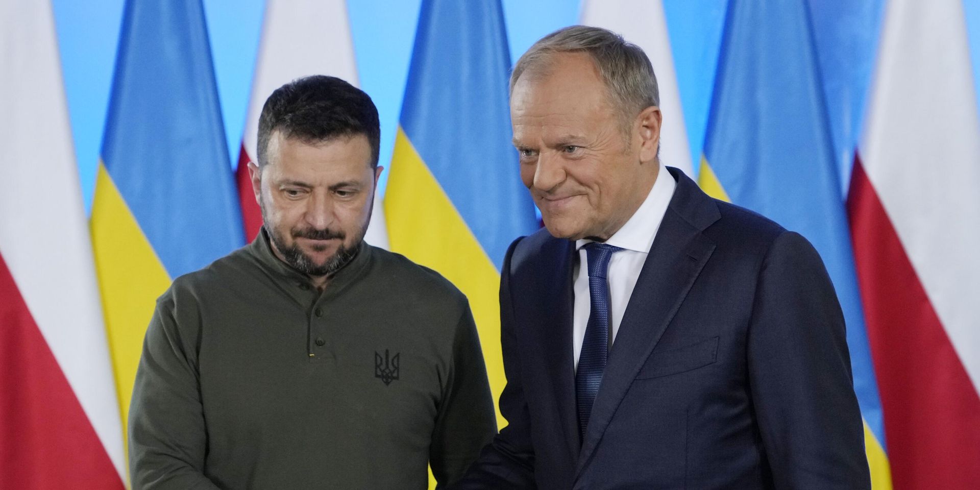 Встреча Владимира Зеленского с премьер-министром Польши Дональдом Туском - ИноСМИ, 1920, 15.01.2025