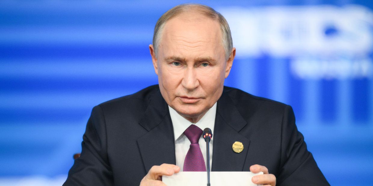 XVI саммит БРИКС. Пресс-конференция президента РФ Владимира Путина