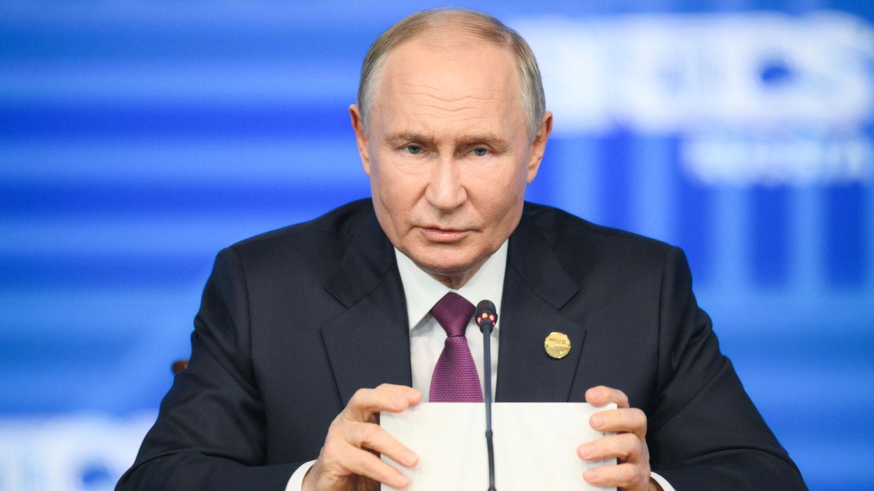 XVI саммит БРИКС. Пресс-конференция президента РФ Владимира Путина