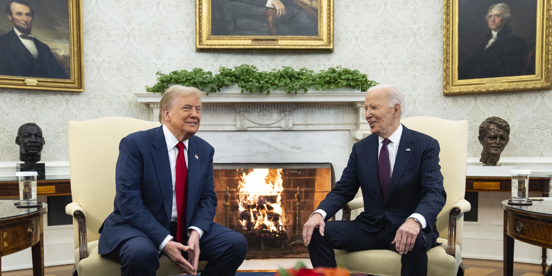 Джо Байден и Дональд Трамп в Овальном кабинете 13 ноября 2024 года - ИноСМИ, 1920, 16.07.2025