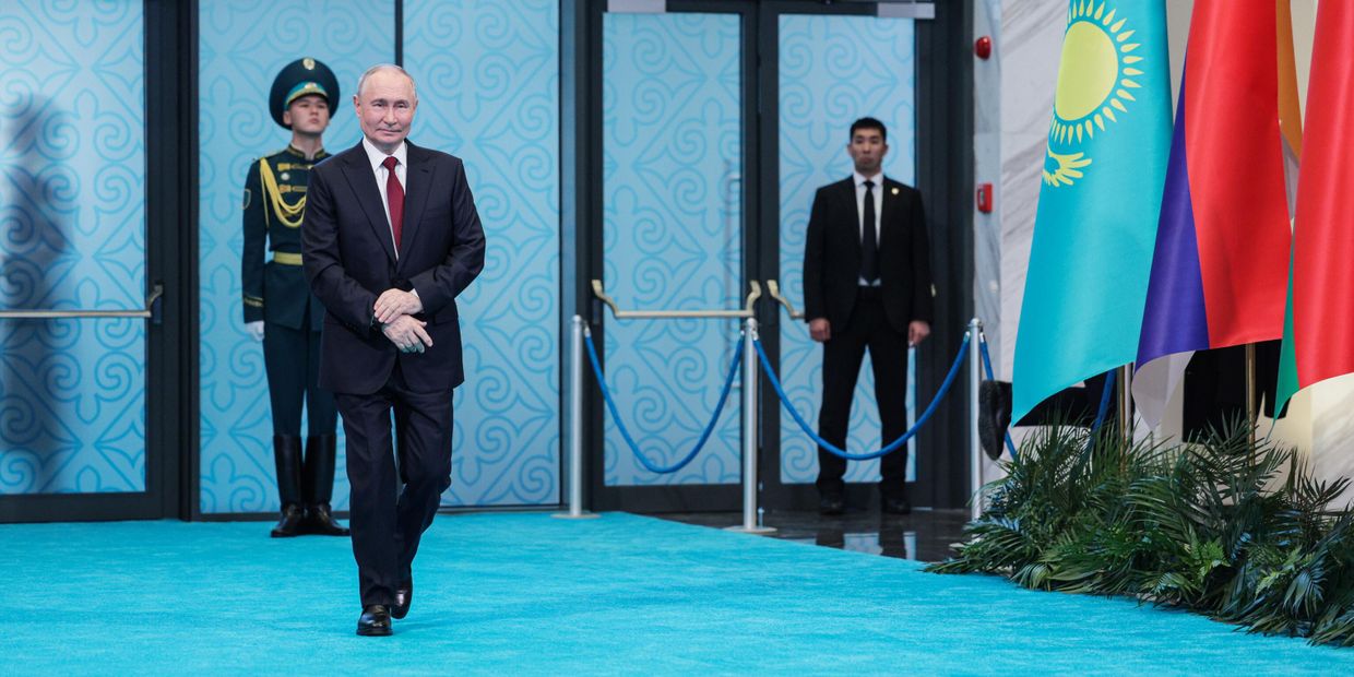 Государственный визит президента РФ В. Путина в Казахстан