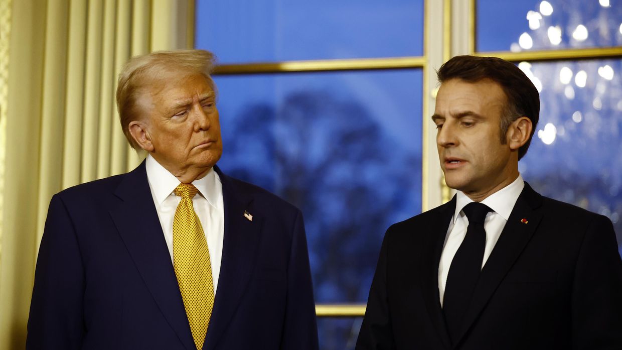 Избранный президент США Дональд Трамп принимает участие во встрече с президентом Франции Эммануэлем Макроном в Елисейском дворце в Париже 7 декабря 2024 года Избранный президент США Дональд Трамп принимает участие во встрече с президентом Франции Эммануэлем Макроном в Елисейском дворце в Париже 7 декабря 2024 года