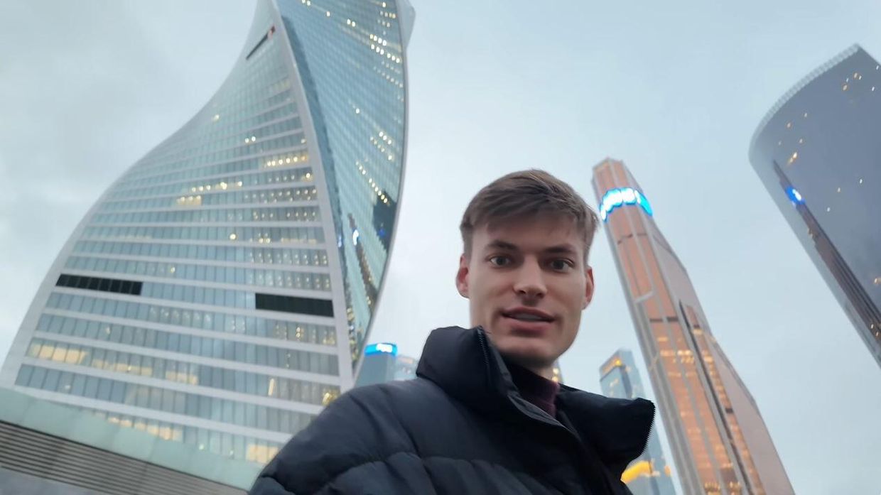 Российская Уолл-стрит. Немецкий турист пришел в восторг от Москва-сити