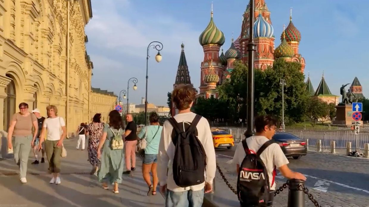 Американец прогулялся по Москве