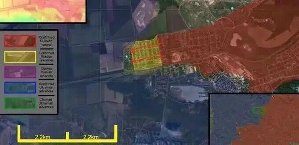 Карта продвижения российских войск
