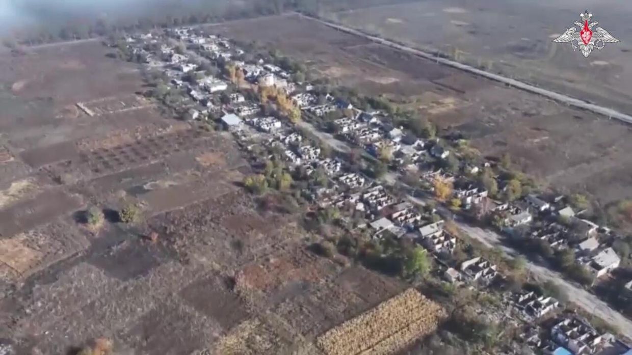 Вид на освобождённый от ВСУ населенный пункт Кругляковка, расположенный в 20 километрах южнее Купянска Вид на освобождённый от ВСУ населенный пункт Кругляковка, расположенный в 20 километрах южнее Купянска
