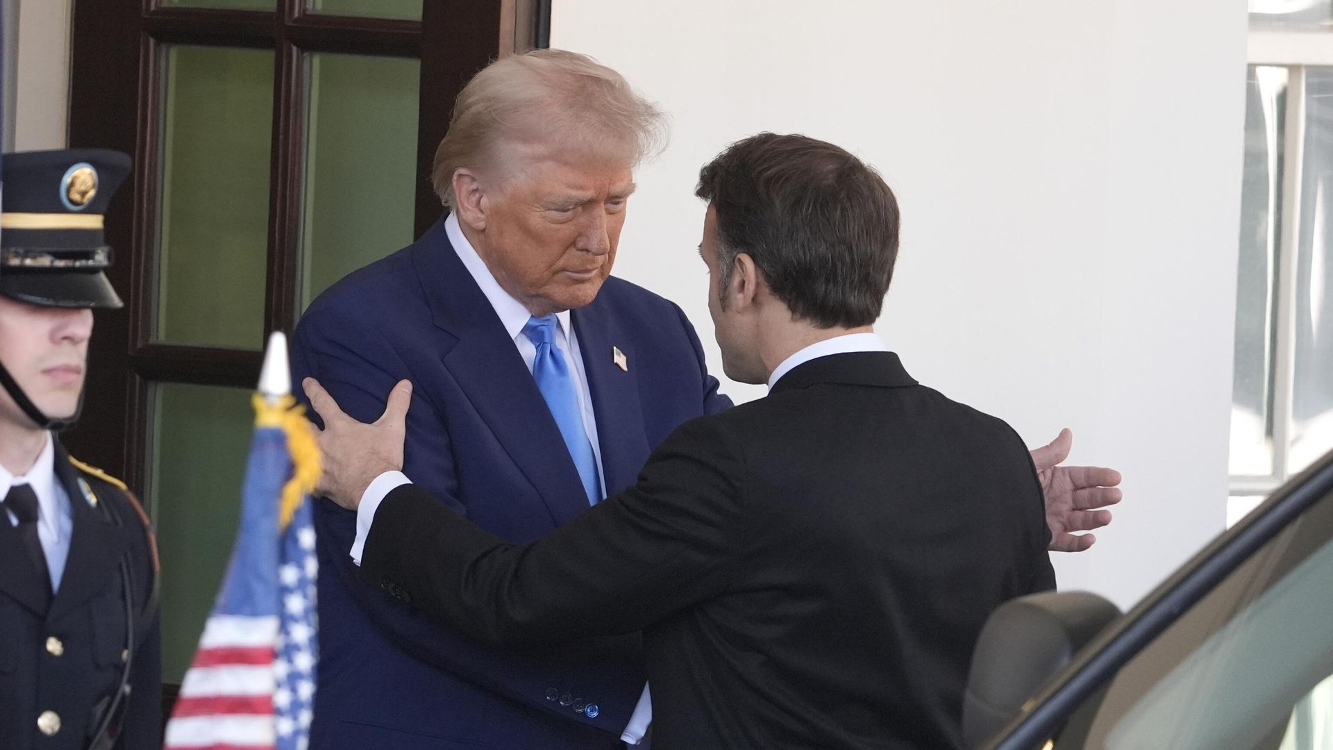 Президент США Дональд Трамп и президент Франции Эммануэль Макрон - ИноСМИ, 1920, 28.03.2025