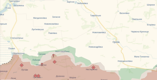 карта DeepStateMAP от 20.03.2025