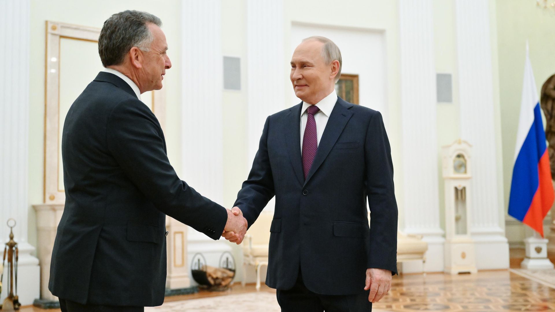 Президент Владимир Путин встретился со спецпосланником президента США Стивеном Уиткоффом - ИноСМИ, 1920, 06.08.2025