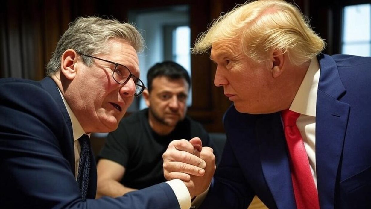Кир Стармер и Дональд Трамп
