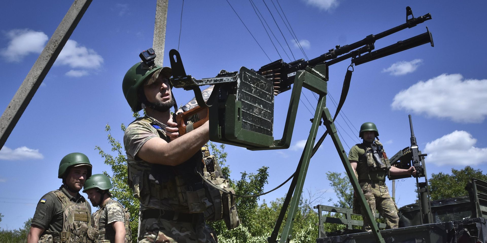 Украинские военнослужащие мобильного подразделения противовоздушной обороны 141-й отдельной пехотной бригады Украины - ИноСМИ, 1920, 26.05.2025