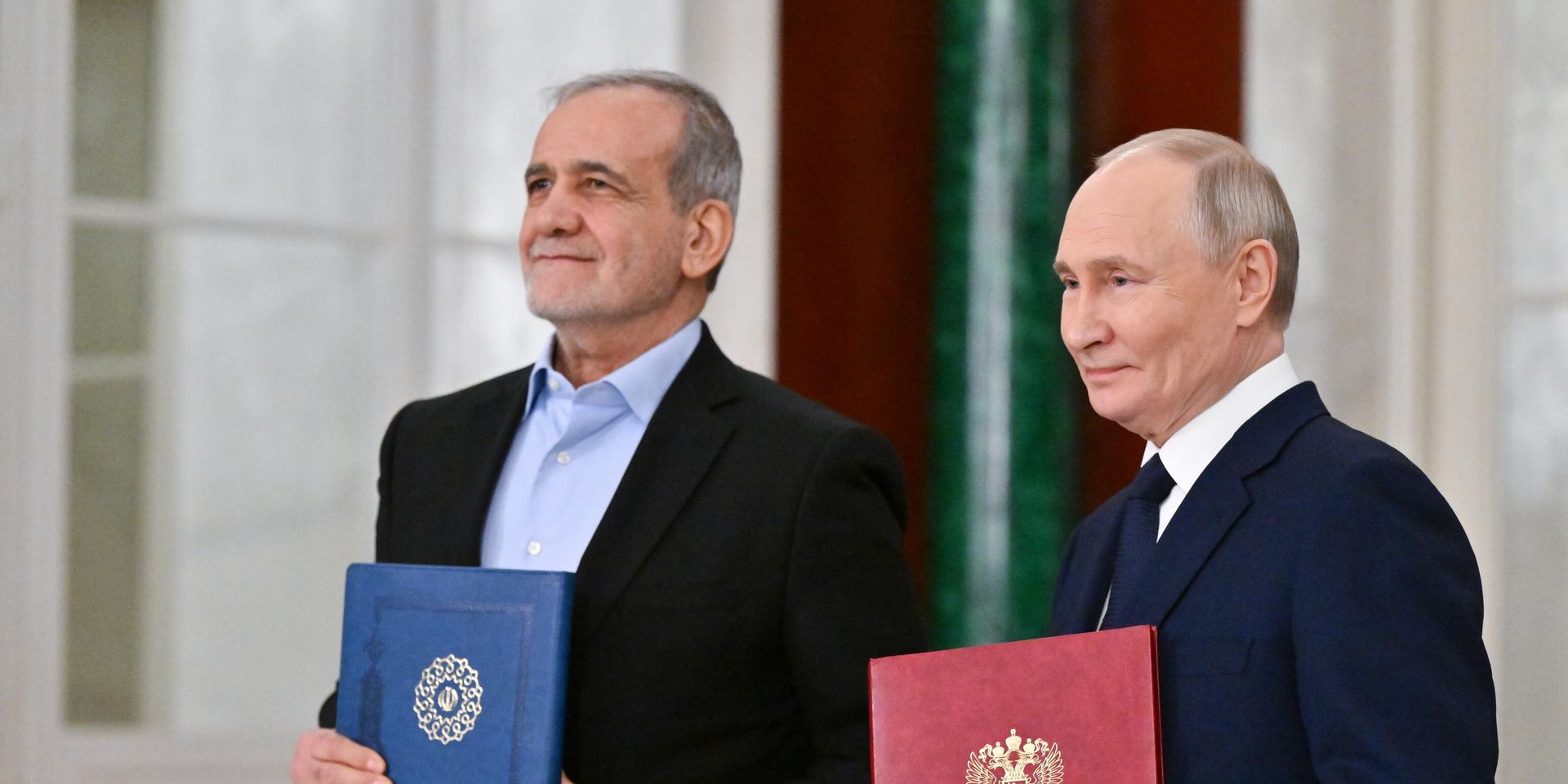 Президент Владимир Путин и президент Ирана Масуд Пезешкиан подписали договор о стратегическом партнерстве - ИноСМИ, 1920, 12.05.2026