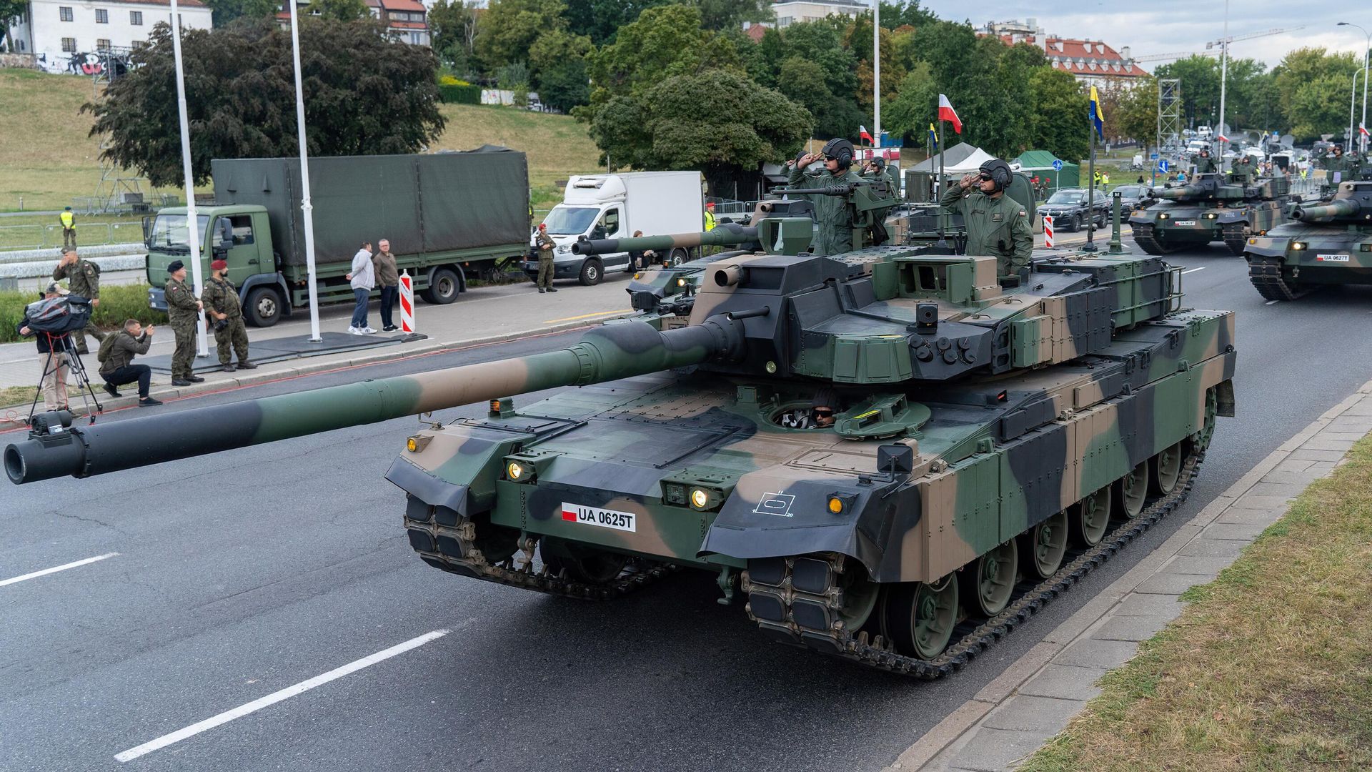 K2 Black Panther  во время генеральной репетиции военного парада, посвященного Дню национальной армии Польши, 11 августа 2024 года. Варшава, Польша. - ИноСМИ, 1920, 26.05.2026