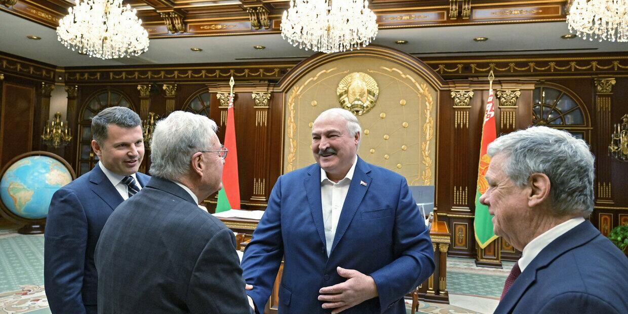 Встреча Александра Лукашенко и Кита Келлога