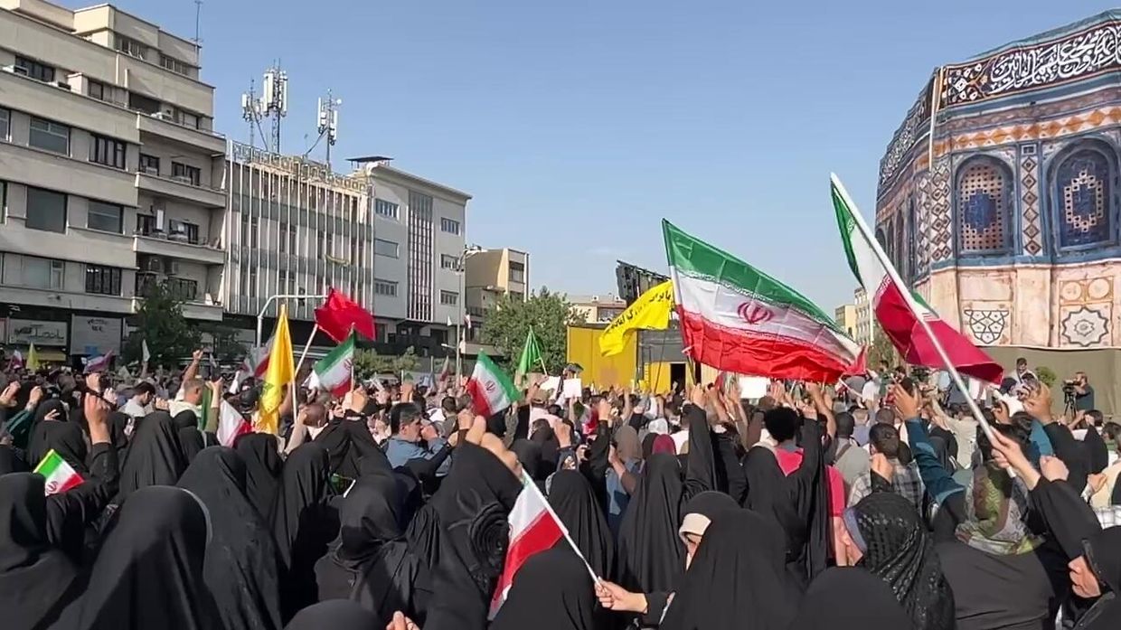 Акция протеста в Тегеране