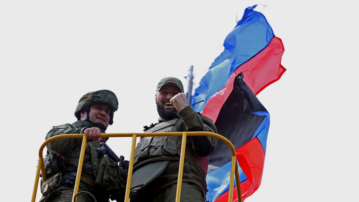 Освобожденный город Светлодарск