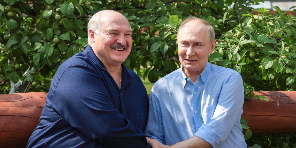 Президент РФ Владимир Путин и президент Белоруссии Александр Лукашенко посетили Валаам