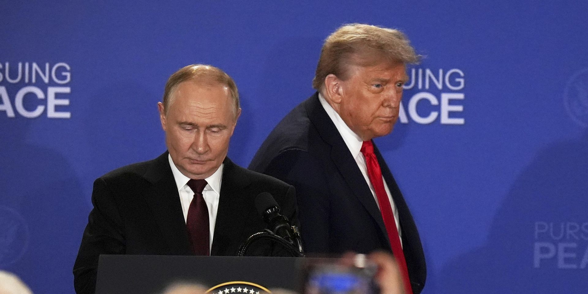 Пресс-конференция Путина и Трампа в Анкоридже - ИноСМИ, 1920, 12.10.2025