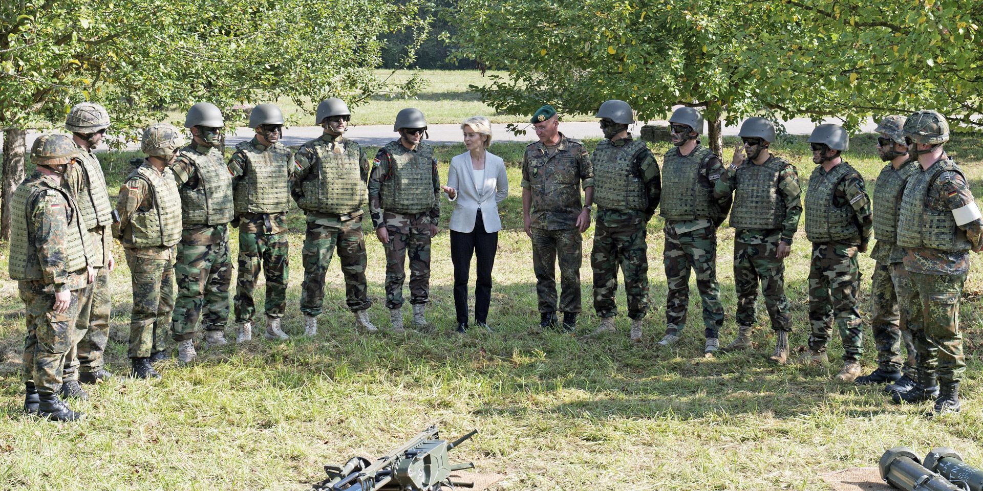 Урсула фон дер Ляйен в пехотной школе Федеральных вооруженных сил Германии - ИноСМИ, 1920, 11.11.2025