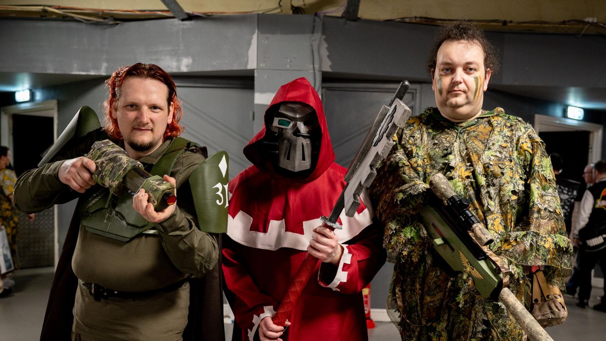 Фанаты Warhammer 40,000 на фестивале Comic Con в Манчестере
