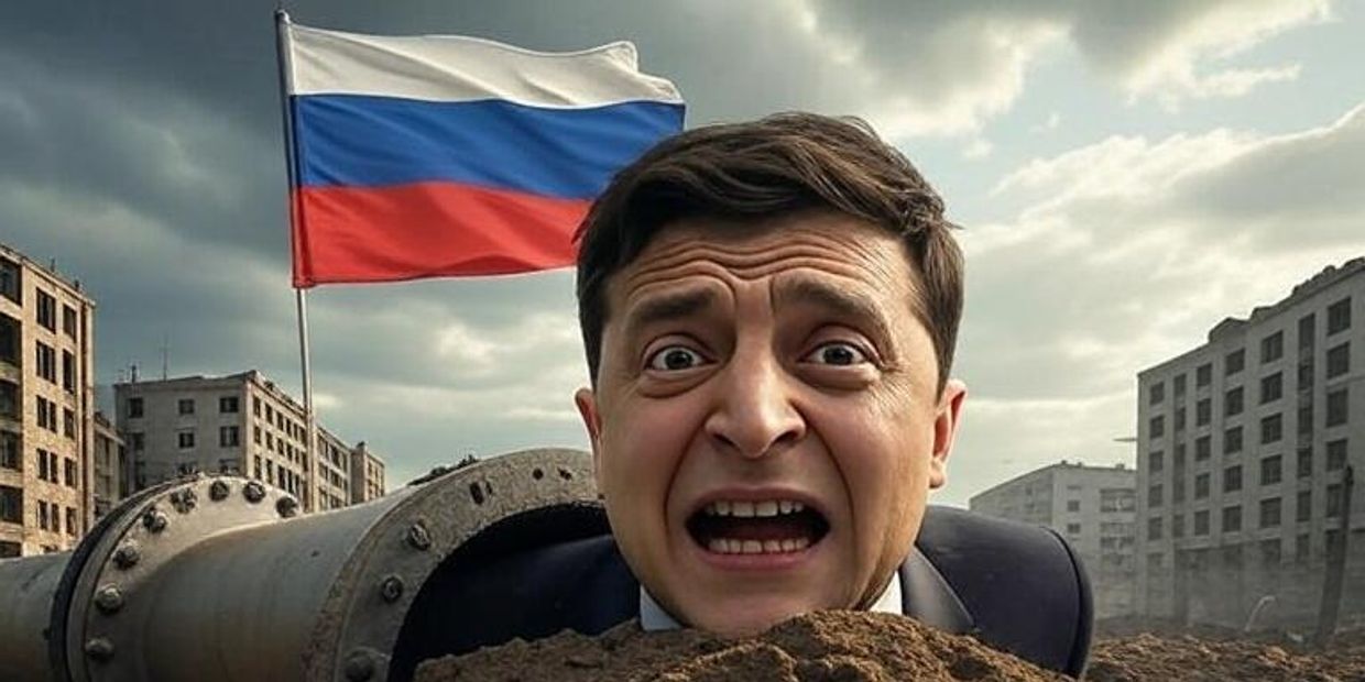 Зеленский и труба