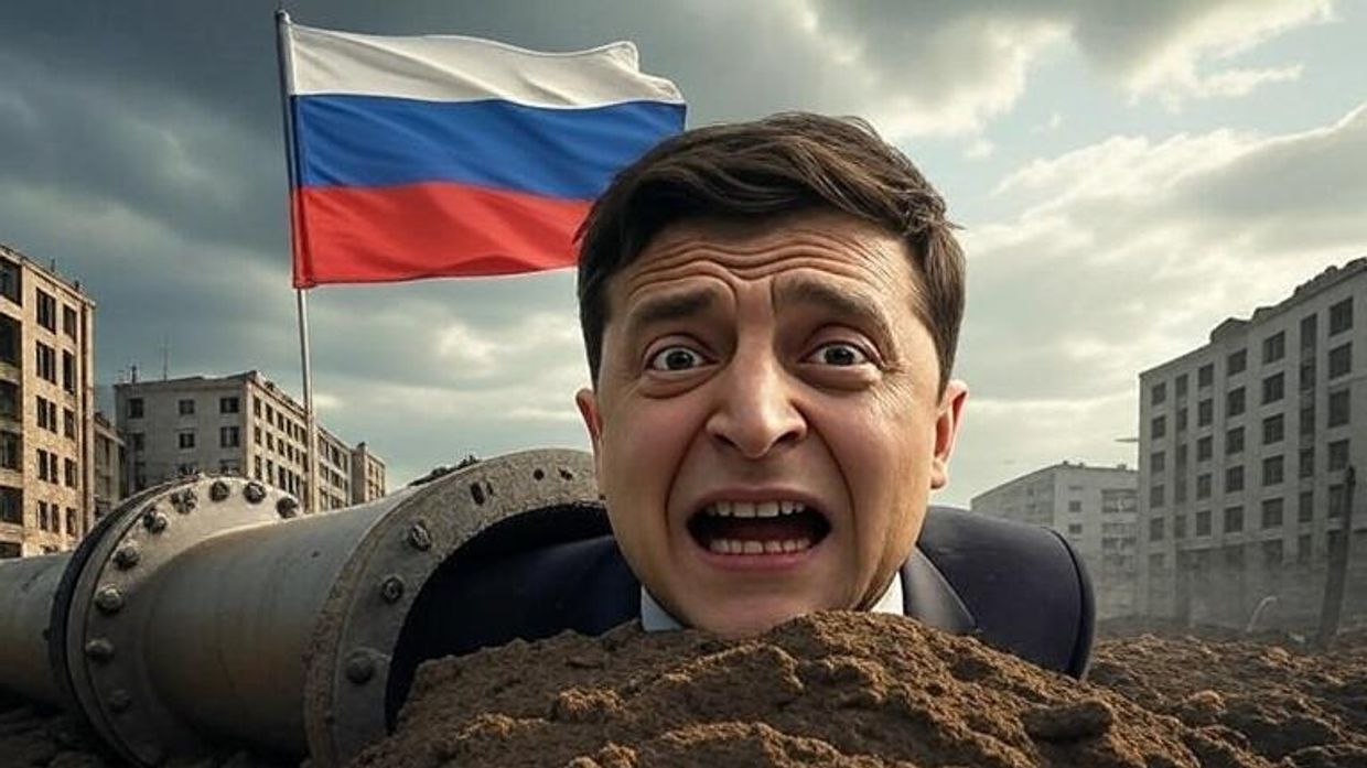 Зеленский и труба