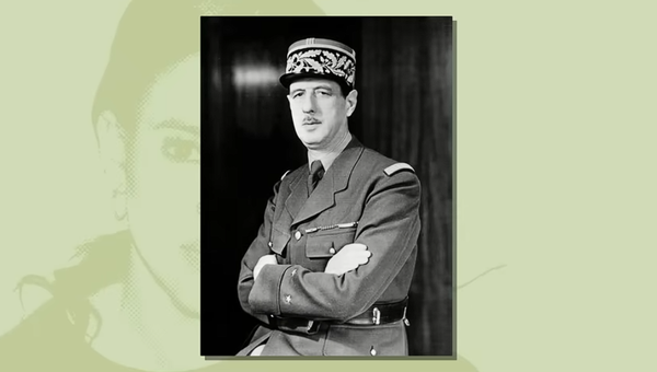 Ш. де Голль, кадр из видео