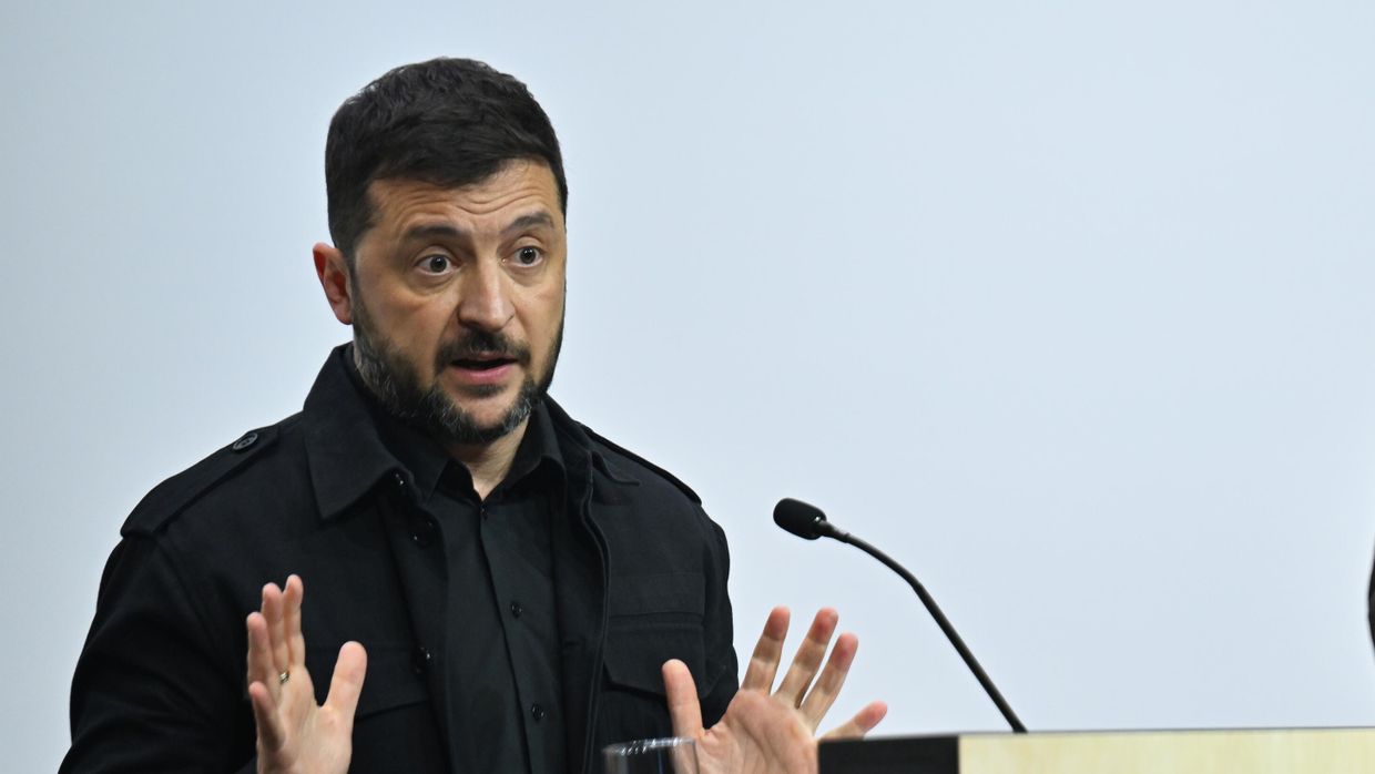 Владимир Зеленский в Копенгагене 2 октября 2025 года