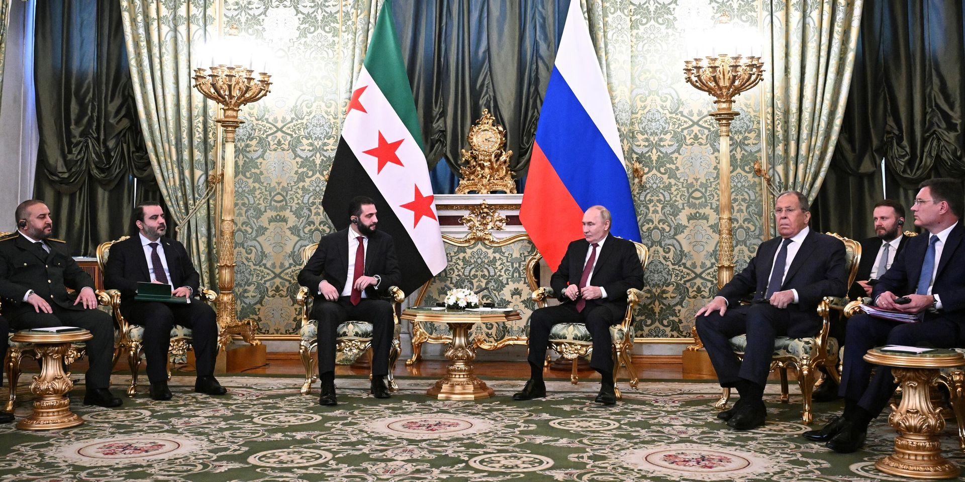 Встреча президента Владимира Путина и президента Сирии Ахмеда аш-Шараа - ИноСМИ, 1920, 11.12.2025