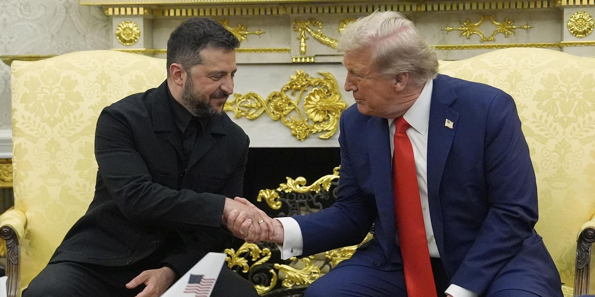 Президент Дональд Трамп с Владимиром Зеленским в Овальном кабинете Белого дома 18 августа 2025 года - ИноСМИ, 1920, 17.10.2025