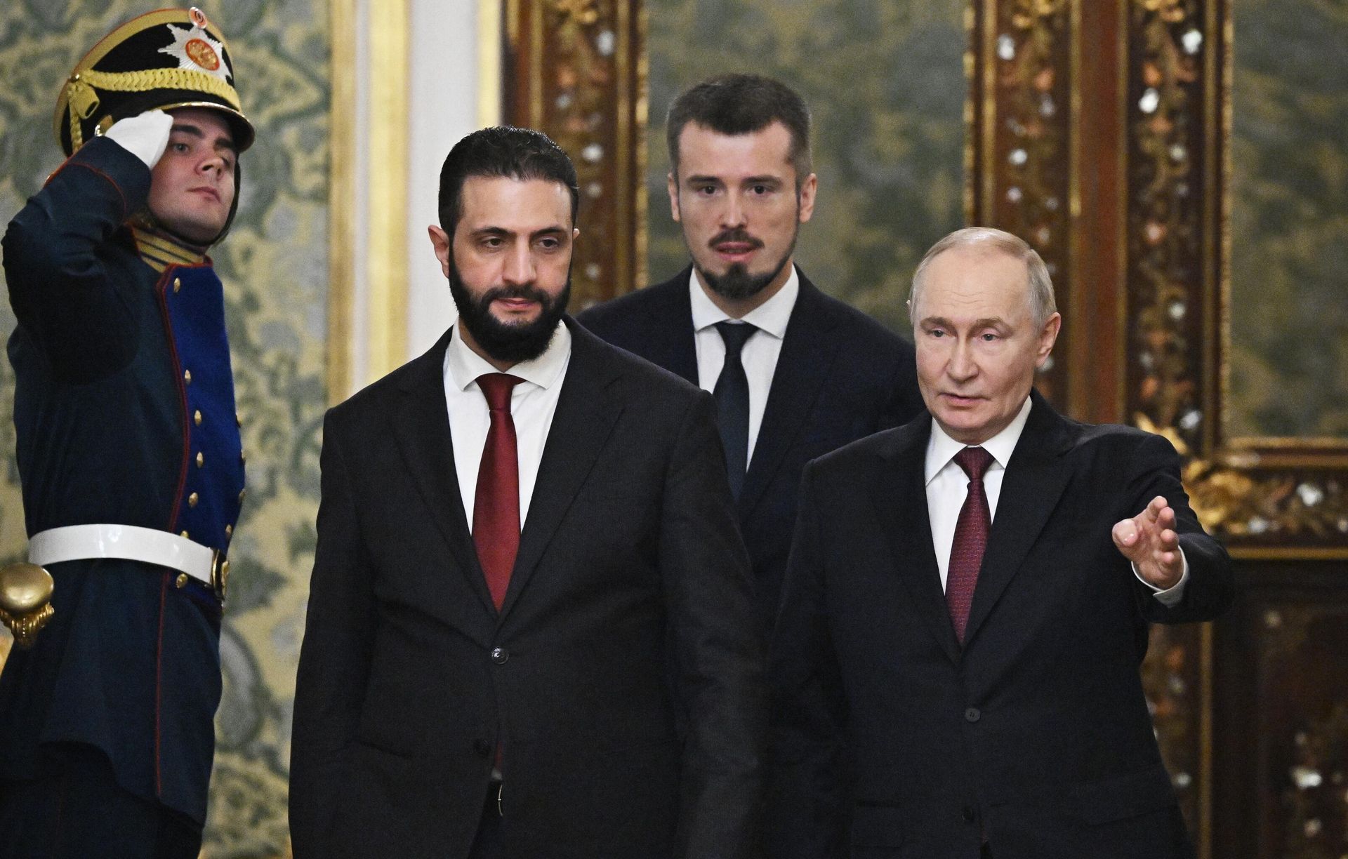 Встреча президента Владимира Путина и президента Сирии Ахмеда аш-Шараа - ИноСМИ, 1920, 09.05.2026
