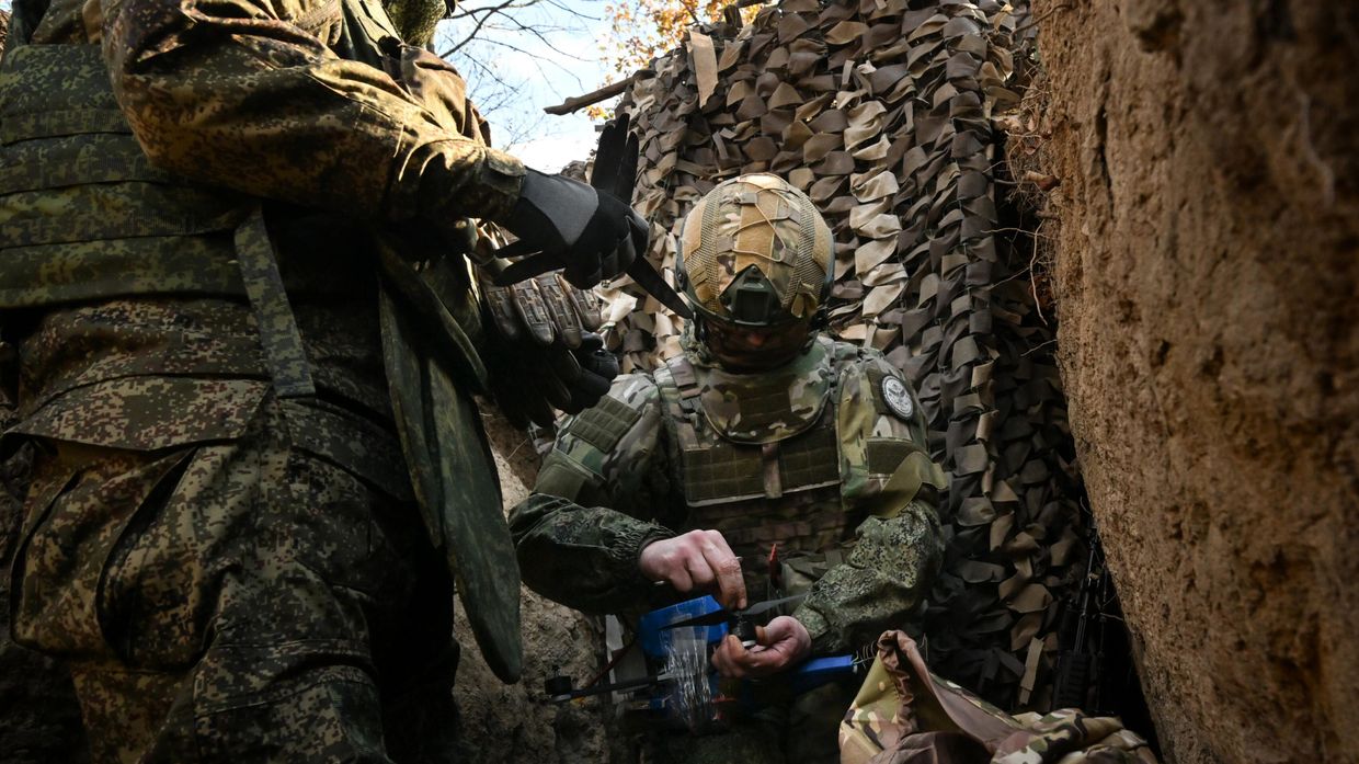 Боевая работа расчета БПЛА группировки Центр