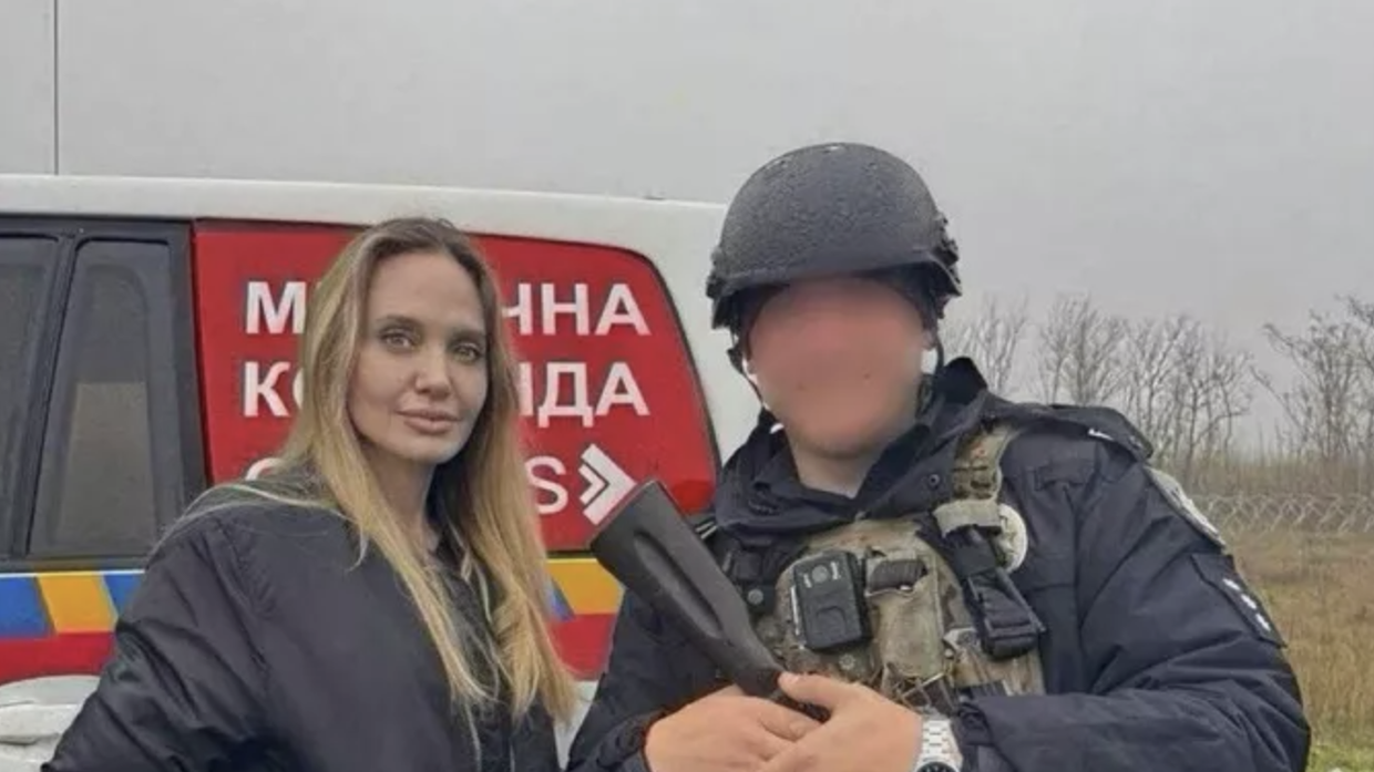 Актриса Анджелина Джоли в Херсоне. Архивное фото