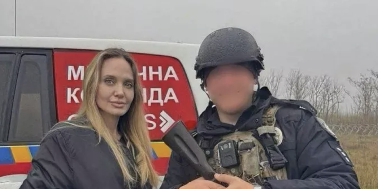 Актриса Анджелина Джоли в Херсоне. Архивное фото