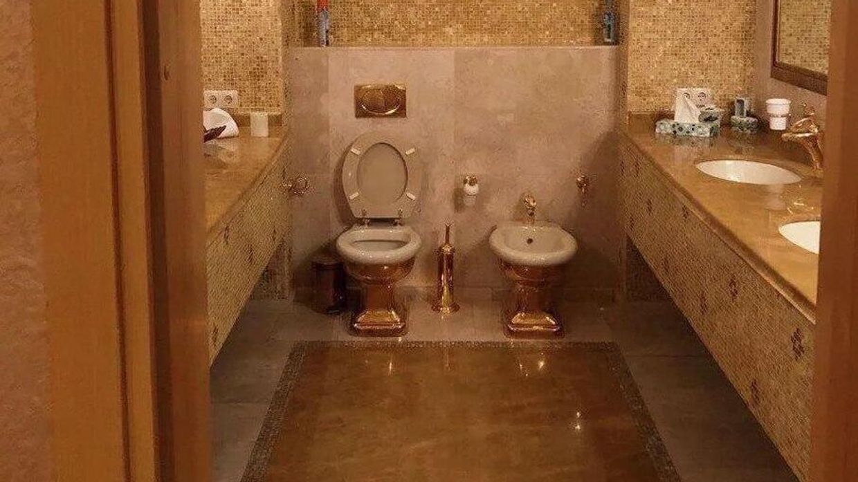 Золотой унитаз в квартире соратника Зеленского Тимура Миндича, обвиненного в коррупции