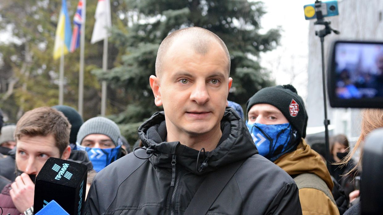 Украинский экстремист  Евгений Карась