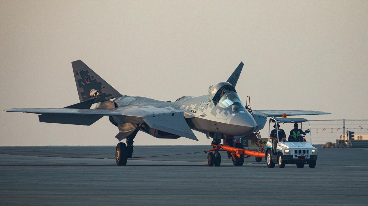 Российский истребитель Су-57Э
