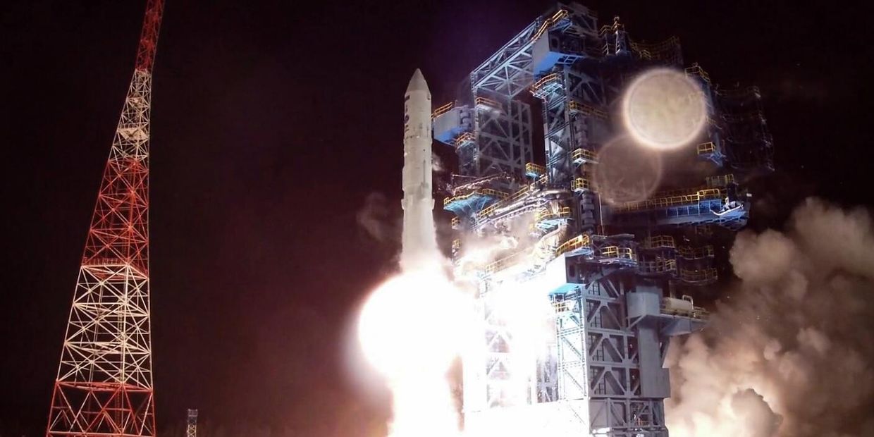 Запуск РН Ангара-1.2 с космодрома Плесецк