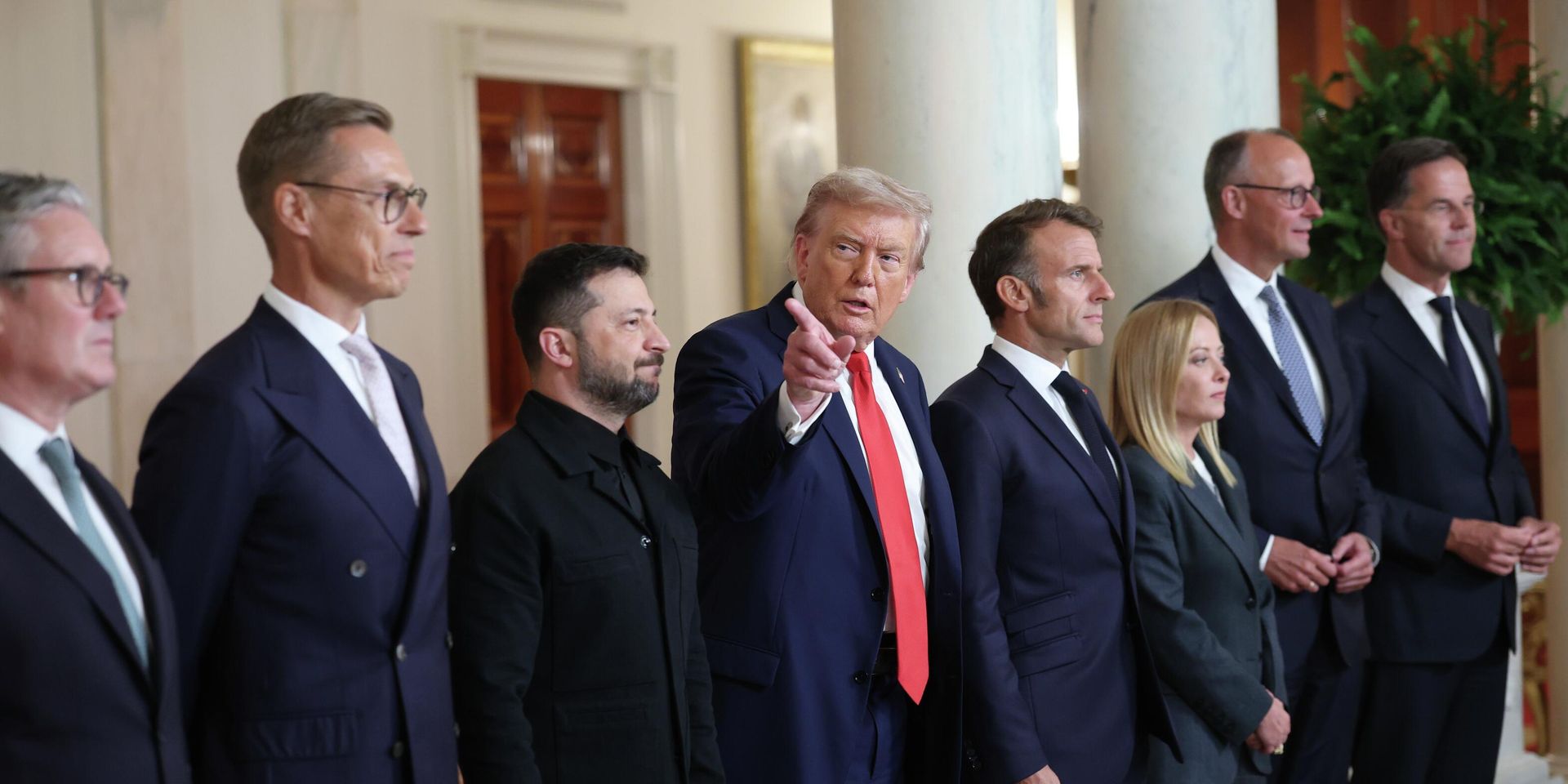 Президент США Дональд Трамп и европейские политики в Вашингтоне - ИноСМИ, 1920, 28.11.2025