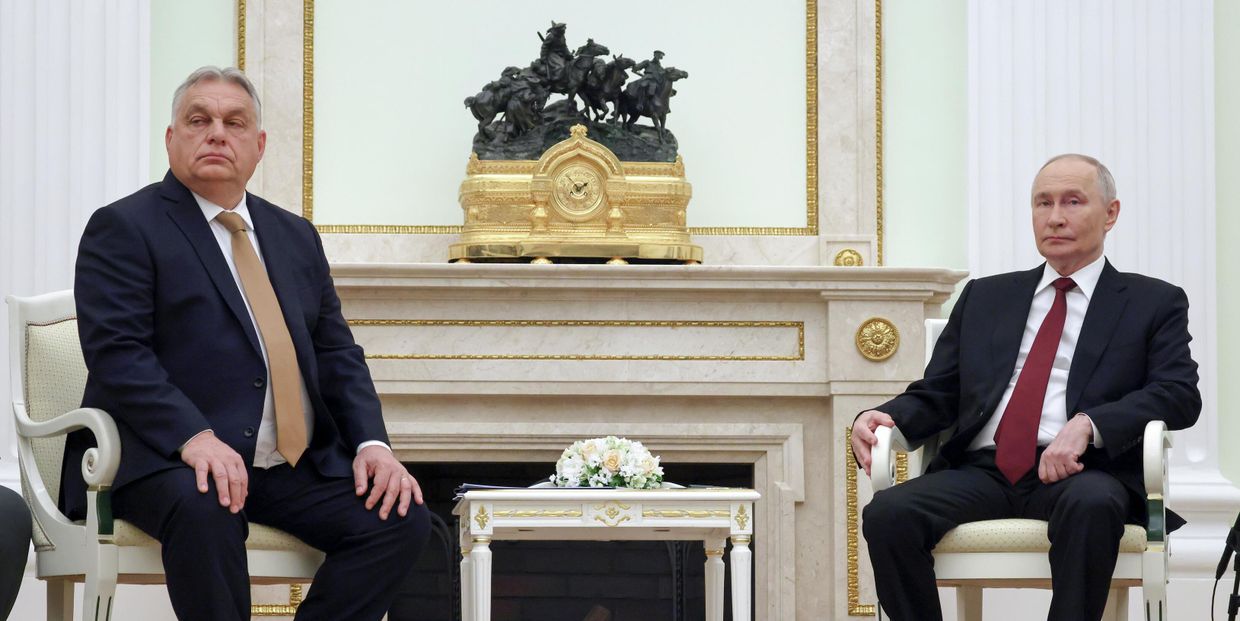 Президент Владимир Путин провел встречу с премьер-министром Венгрии Виктором Орбаном