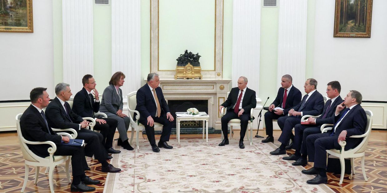 Президент Владимир Путин провел встречу с премьер-министром Венгрии Виктором Орбаном