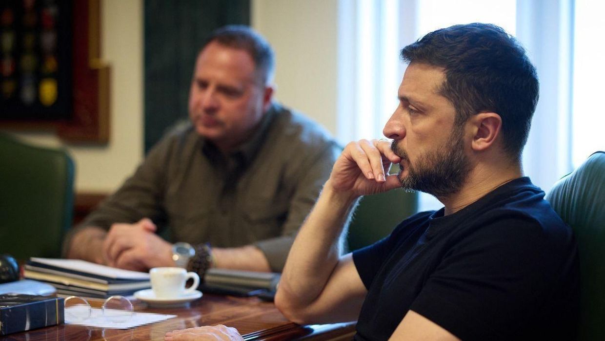 Владимир Зеленский и Андрей Ермак